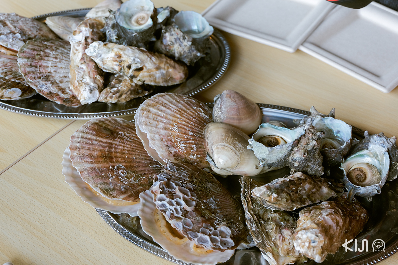 หอยนางรมย่าง อาหารขึ้นชื่อ มัตสึชิมะ มิยากิ