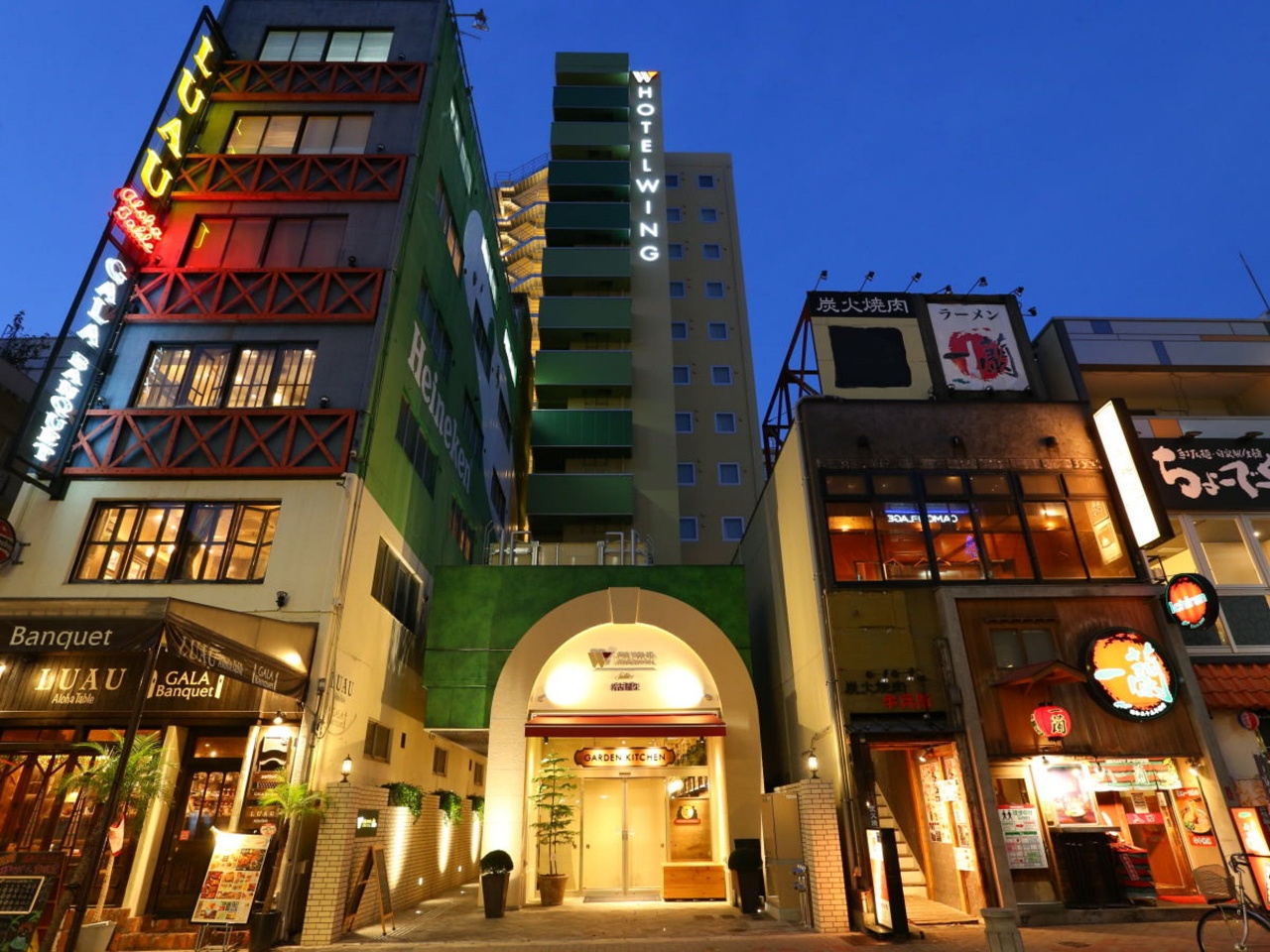 โรงแรม ย่านซากาเอะ Hotel Wing International Select Nagoya Sakae