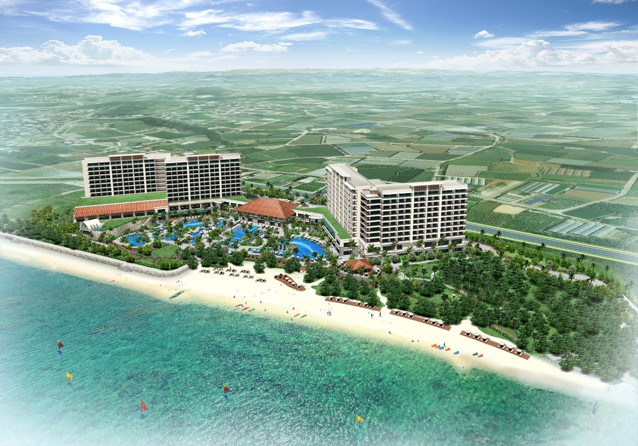 Ryukyu Hotel & Resort Nashiro Beach โรงแรม โอกินาว่า ที่พักใกล้ชายหาด