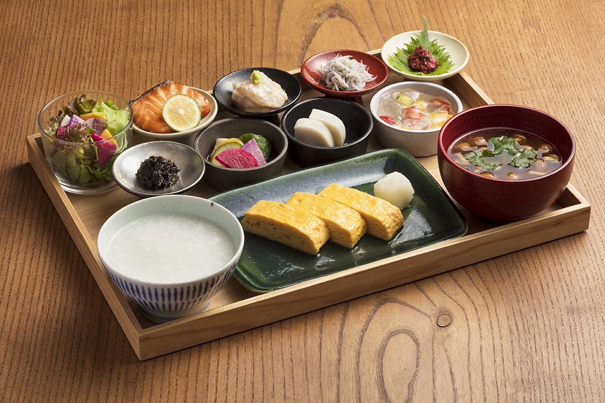 อาหารเช้าญี่ปุ่น ไข่ม้วน ที่พักคามาคุระ