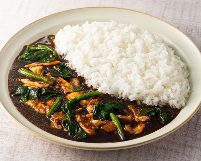Chicken Spinach Curry Rice