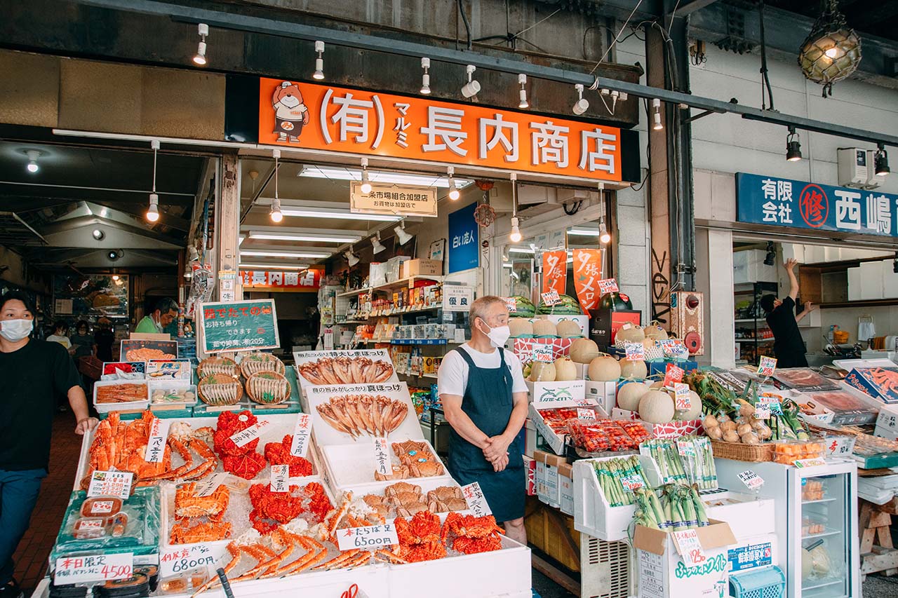 Osanai Shoten ตลาดนิโจ Nijo Market ซัปโปโร
