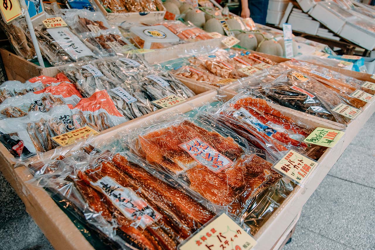 Butcher Tomari ร้านขายของฝาก ตลาดนิโจ Nijo Market