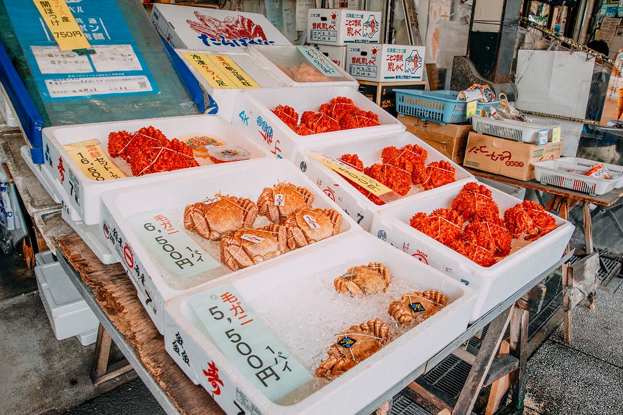 Kaisen Yamako ตลาดนิโจ ซัปโปโร