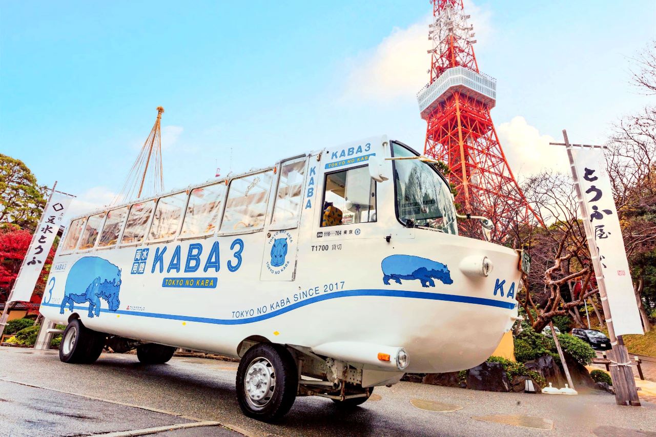 TOKYO NO KABA Kababus รถบัส โอไดบะ รถบัสสะเทินน้ำสะเทินบก
