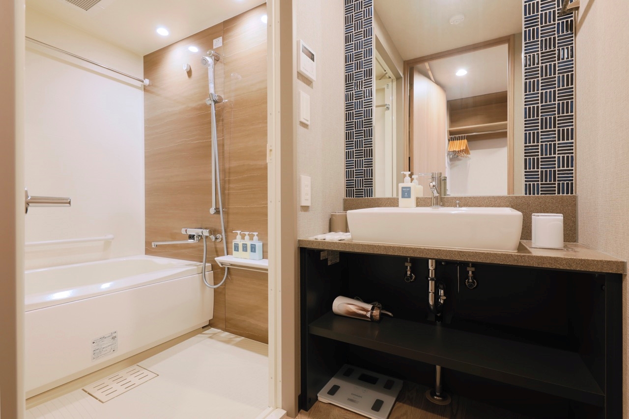 อ่างอาบน้ำ HOTEL อาซากุสะ apartment 